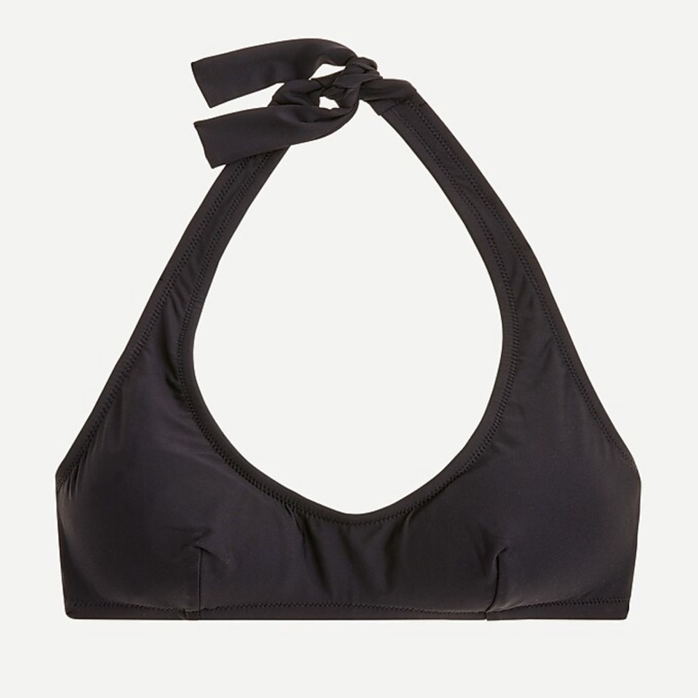 J. Crew Black Halter Bikini Top - Picture 2 of 10